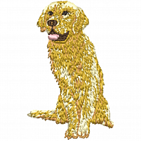 Дизайн для вышивки «Собака золотистый ретривер»