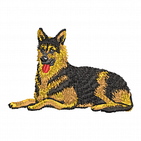 Дизайн для вышивки «Собака Немецкая овчарка»
