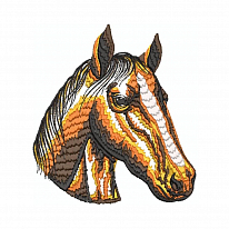 Дизайн для вышивки «Лошадь 15.5 х 13.9 см»