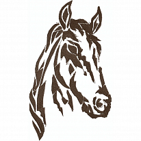 Дизайн для вышивки «Лошадь 21.4 х 12.4 см»