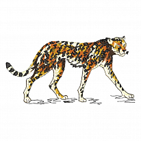Дизайн для вышивки «Леопард»