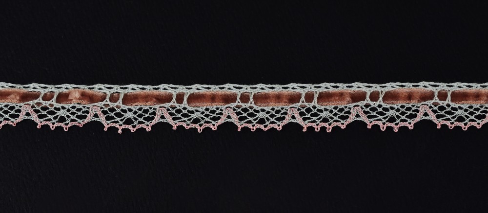 Кружево вязаное хлопковое Mauri Angelo 1959/28GT/3VE1190 16 мм