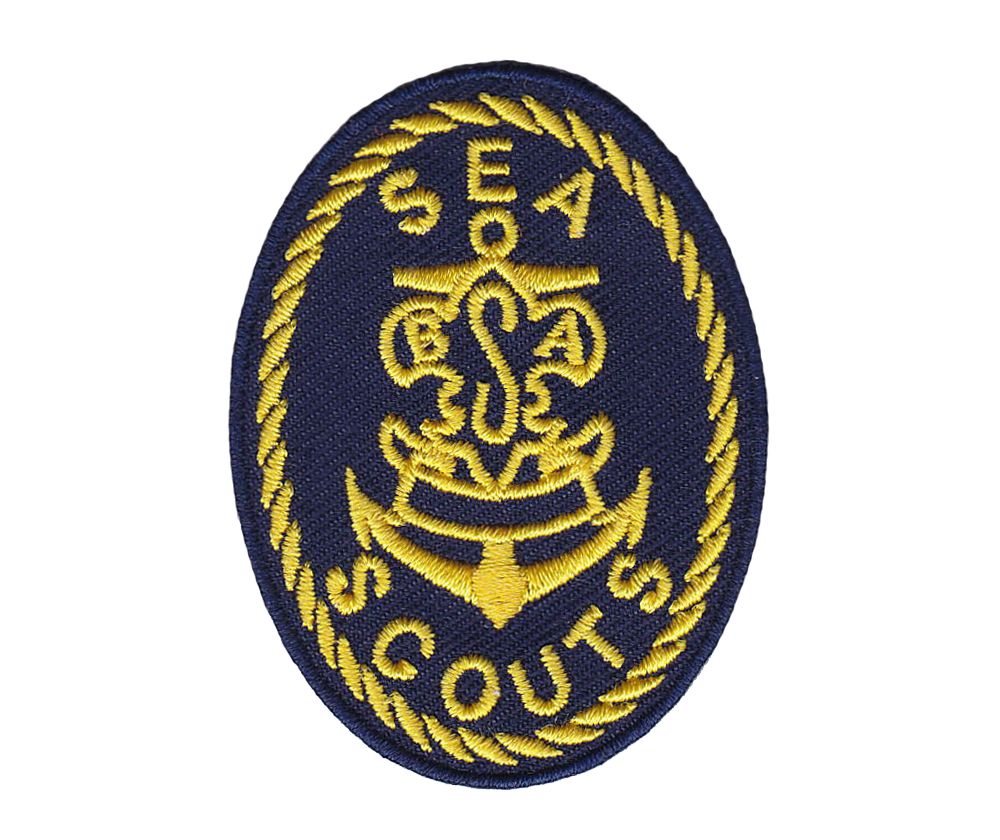 Нашивка термоклеевая Нашивка.РФ «Sea scouts» желтый