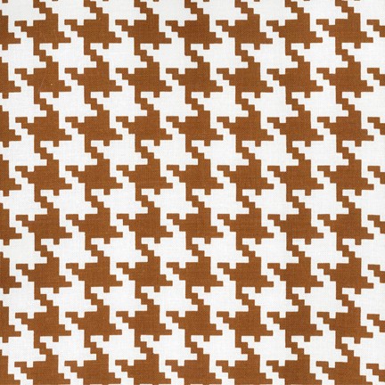 Ткань хлопок пэчворк коричневый, гусиные лапки, Michael Miller (арт. CX6363-CINN-D)