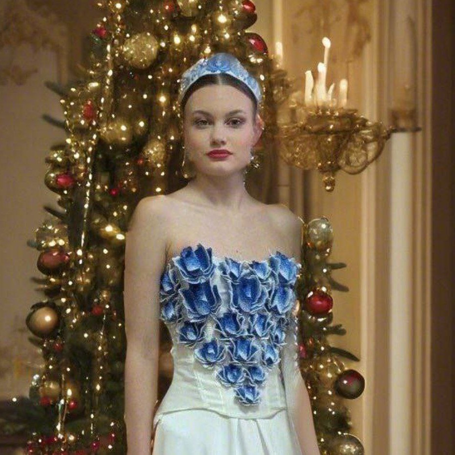 Снегурочка в стиле «Гжель»