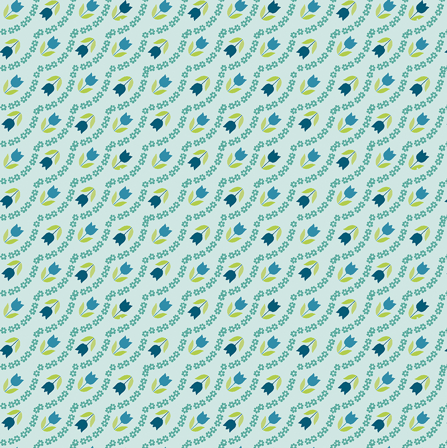 Ткань хлопок для пэчворка голубой, фактура, Benartex (арт. 1011455B)