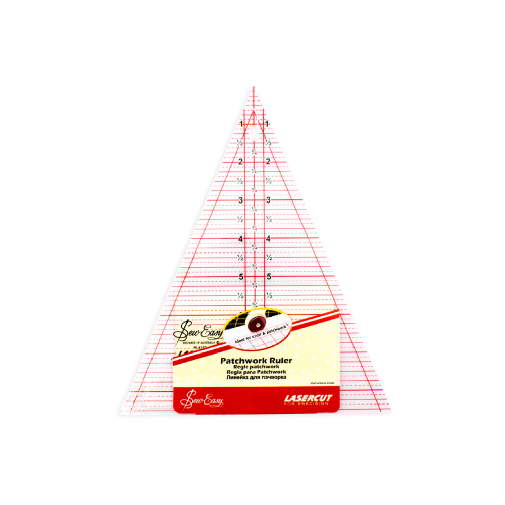 Линейка-треугольник для кроя Hemline арт. NL4157 с углом 45° размер 8 1/2