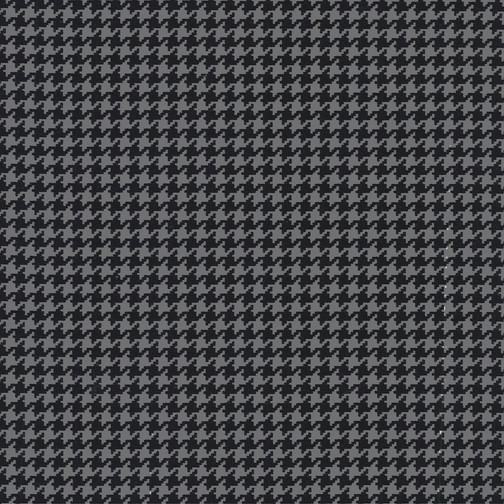 Ткань хлопок пэчворк черный серый, гусиные лапки, Michael Miller (арт. 116615)