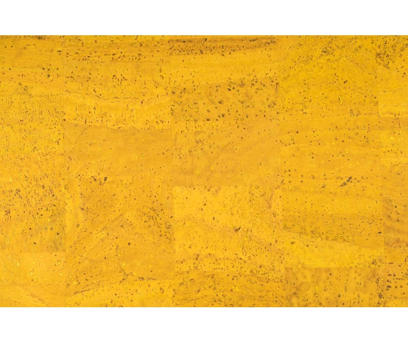 Ткань пробковая (Корк) 50×70 см, цв. желтый с золотом