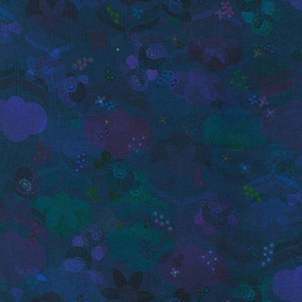 Ткань хлопок пэчворк синий, фактура, Robert Kaufman (арт. WELD-19459-69)