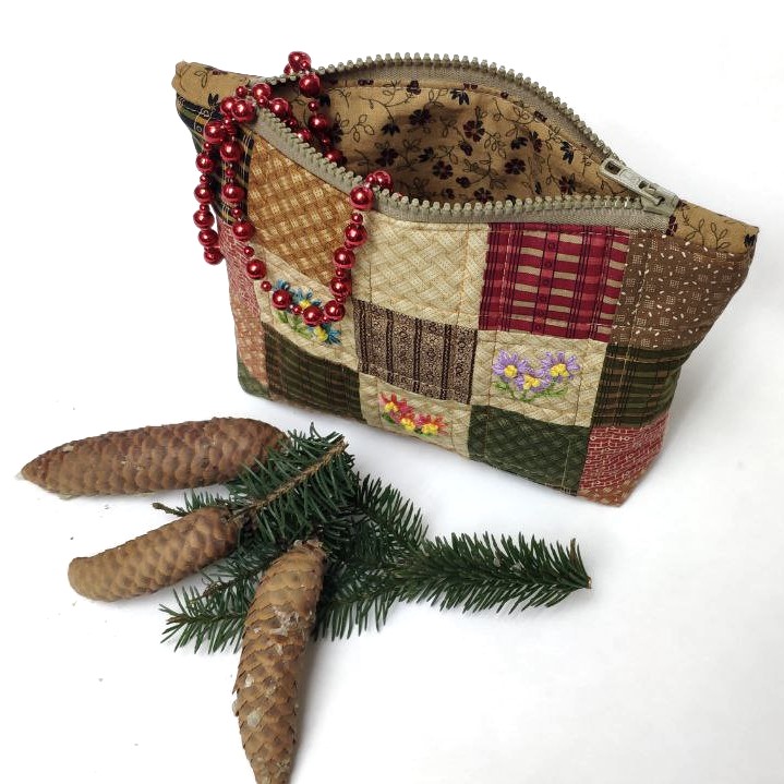 Косметичка лоскутная