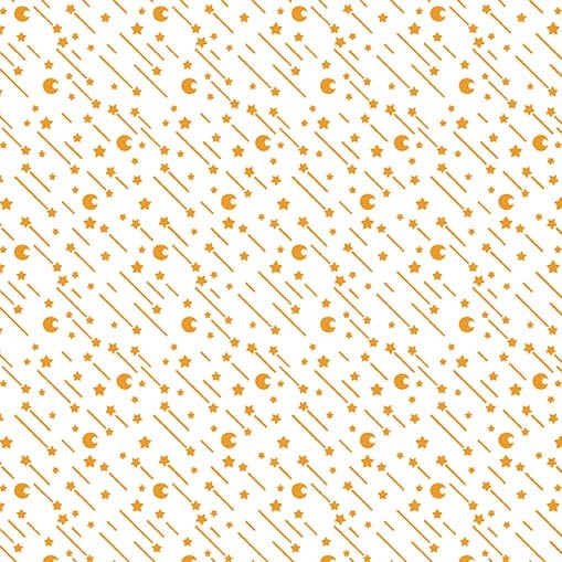 Ткань хлопок для пэчворка белый, фактура звезды, Michael Miller (арт. DC8646-GOLD-D)