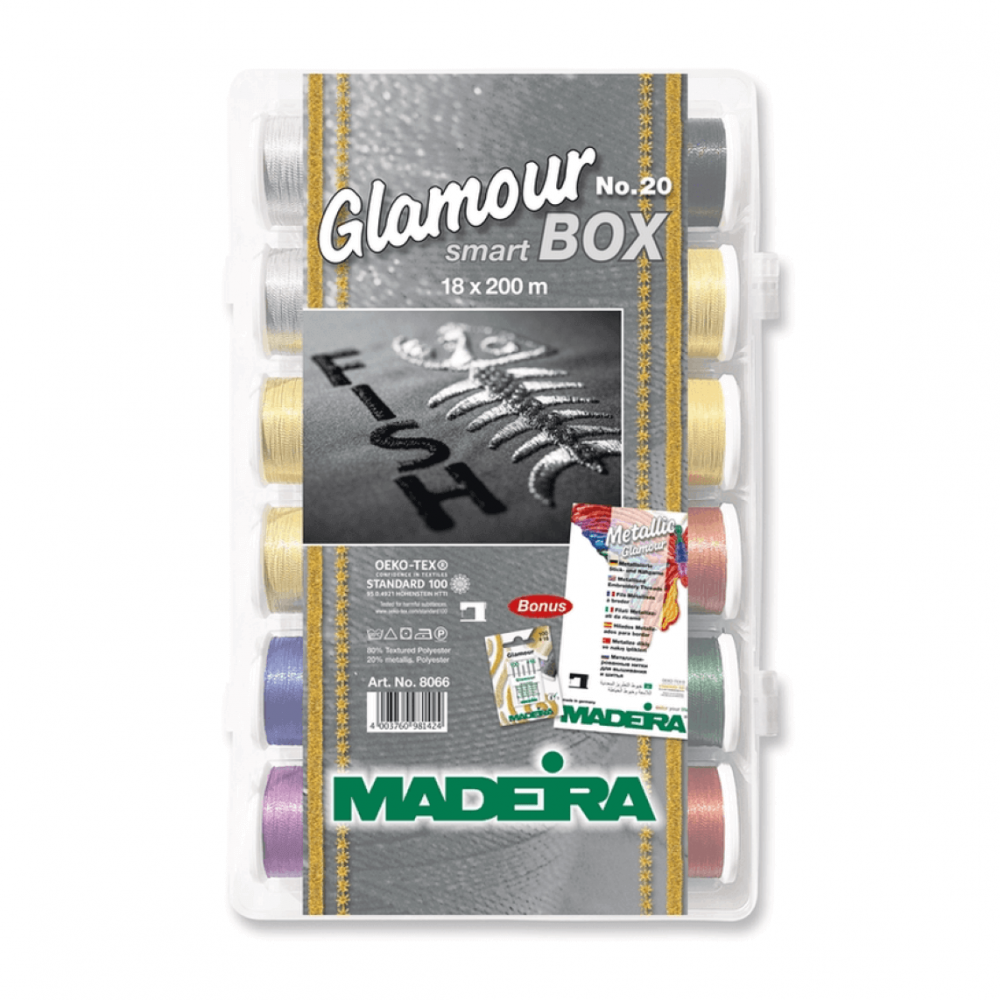 Набор ниток для вышивки Madeira арт. 8066 Smartbox Glamour 18 х 200 м