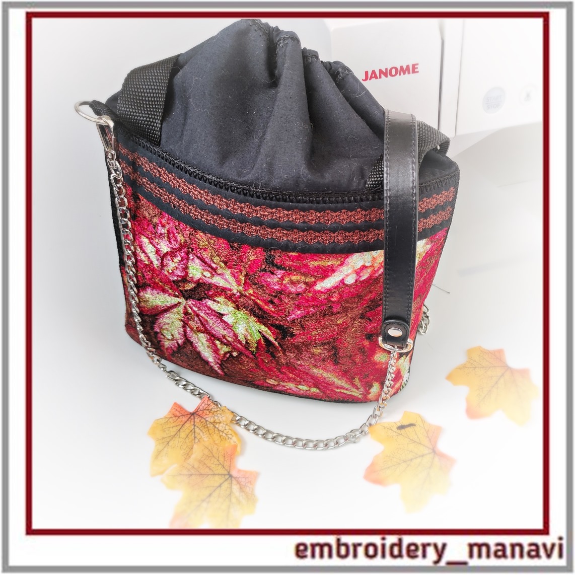 Сумка складная «В багрец и в золото»