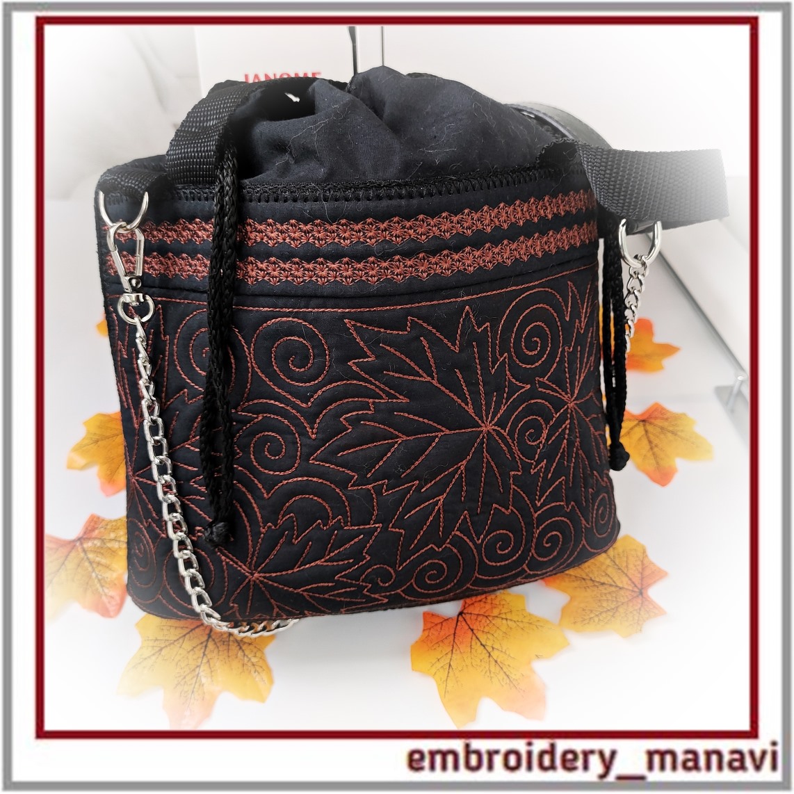 Сумка складная «В багрец и в золото»