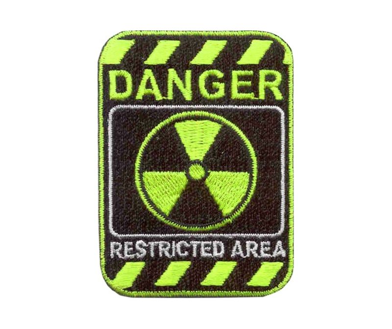 Нашивка «Danger», зеленая
