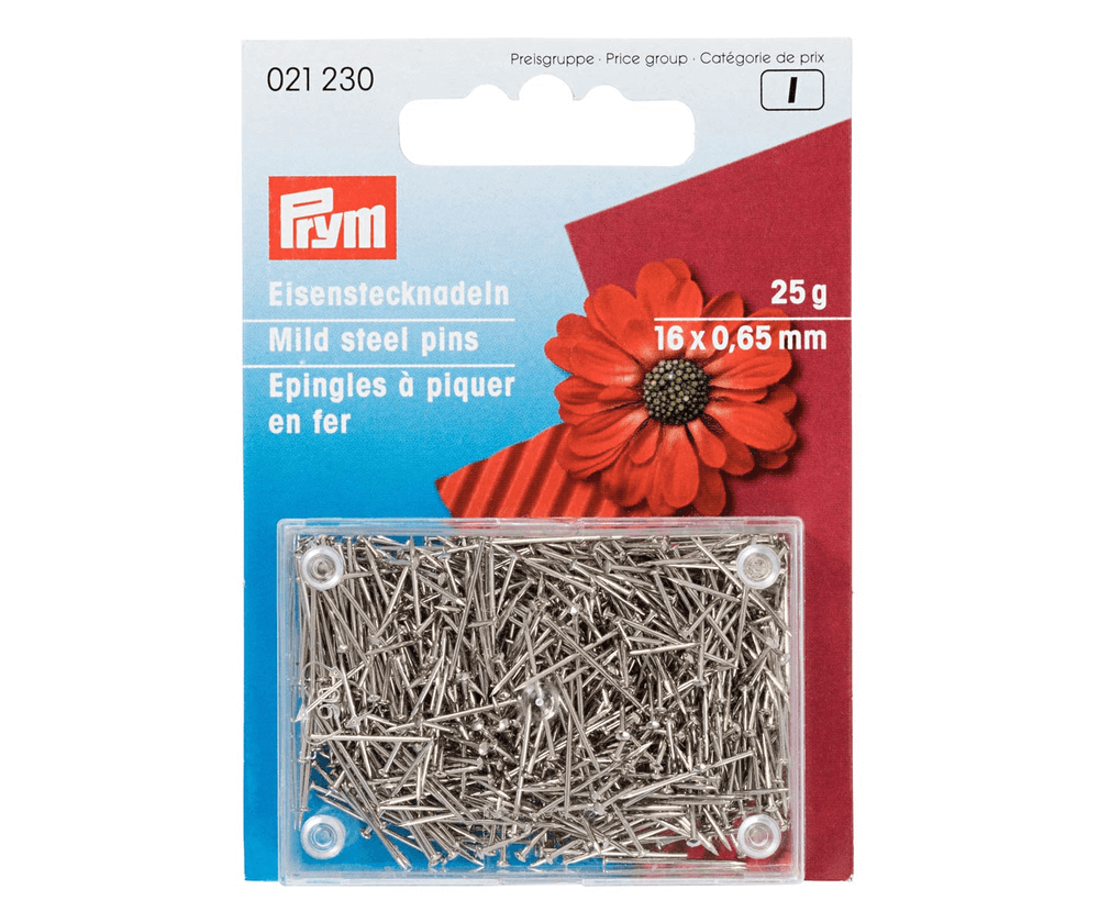 Булавки гвоздики Prym 21230 0,65 х 16 мм серебристый
