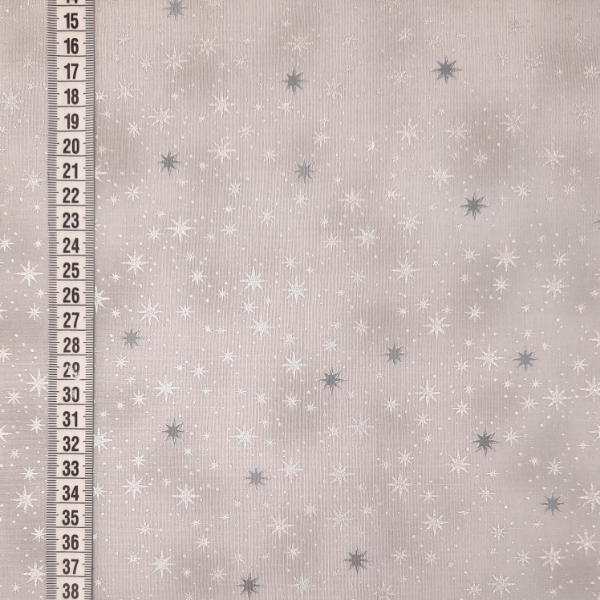 Ткань хлопок пэчворк серый серебро, новый год, Stof (арт. )