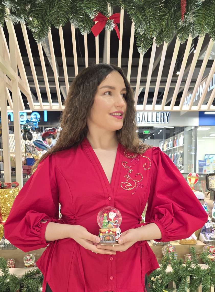 Рубашка «Алая мозаика»