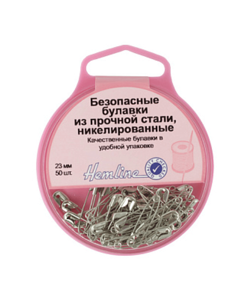 Булавки английские Hemline арт. 410.00 23 мм, 50 шт.
