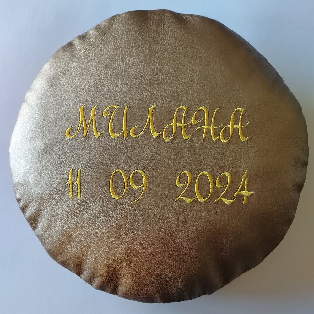 Подушка «Подсолнух с портретом»