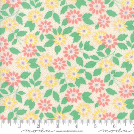 Ткань хлопок для пэчворка для одежды разноцветные, цветы, Moda (арт. 33362 13D)
