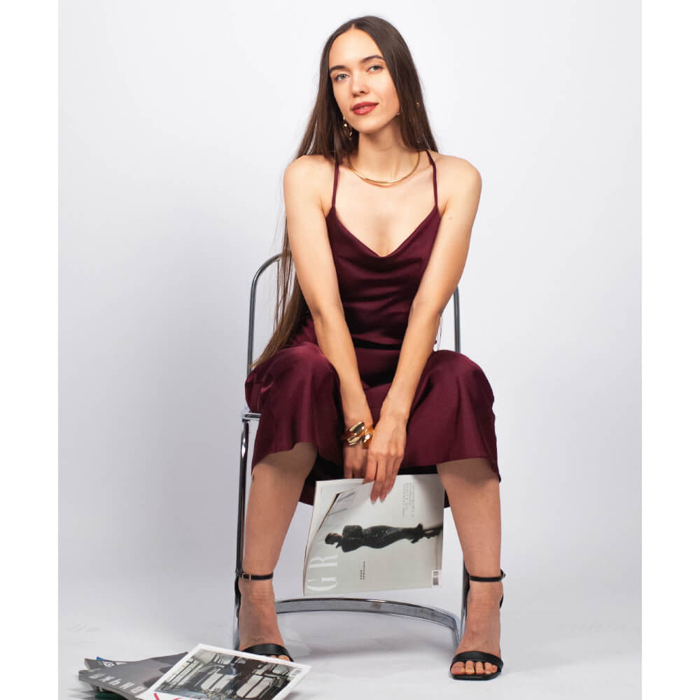 Платье «Темперамент рубина»