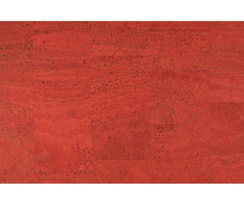 Ткань пробковая (Корк) 50×70 см, цв. красный