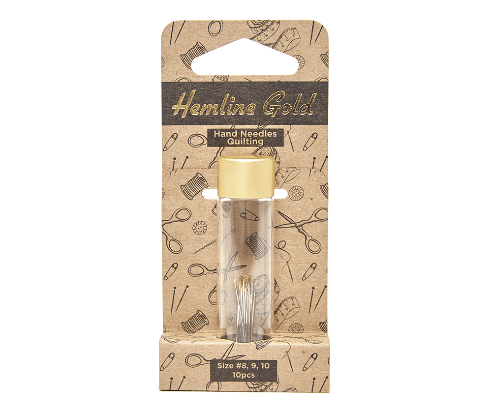 Ручные иглы с острым кончиком Hemline 282G.810.HG №8-10, 10 шт