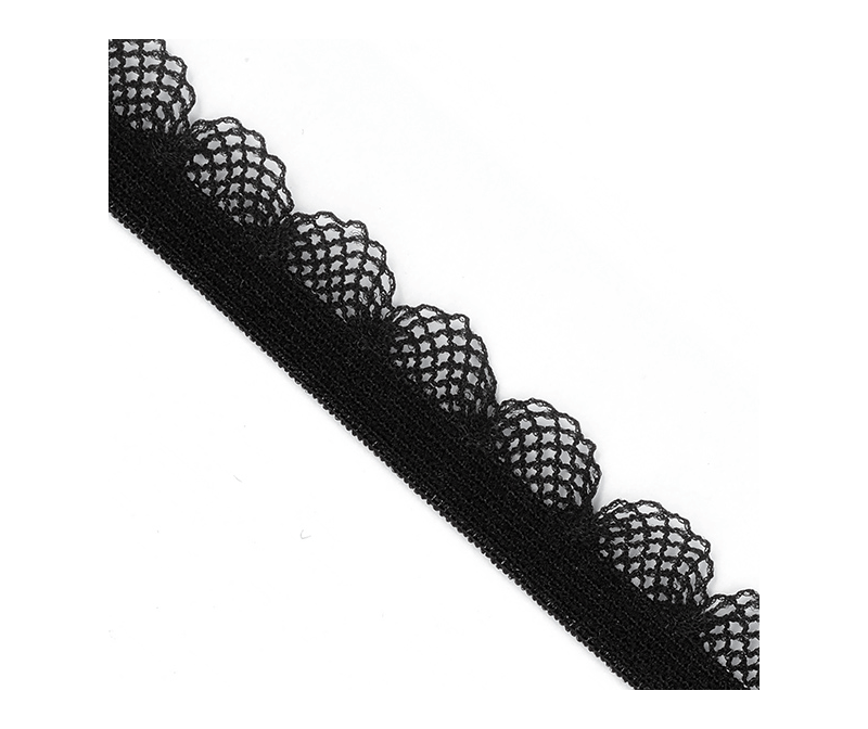 Тесьма эластичная Идеал бельевая ультрамягкая 15 мм, черный