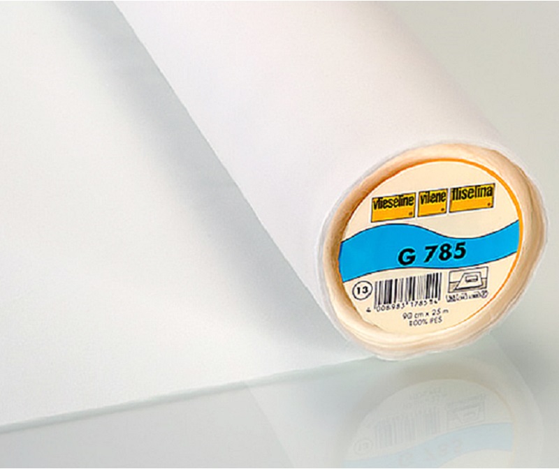Тканый клеевой прокладочный флизелин Freundenberg G785 белый