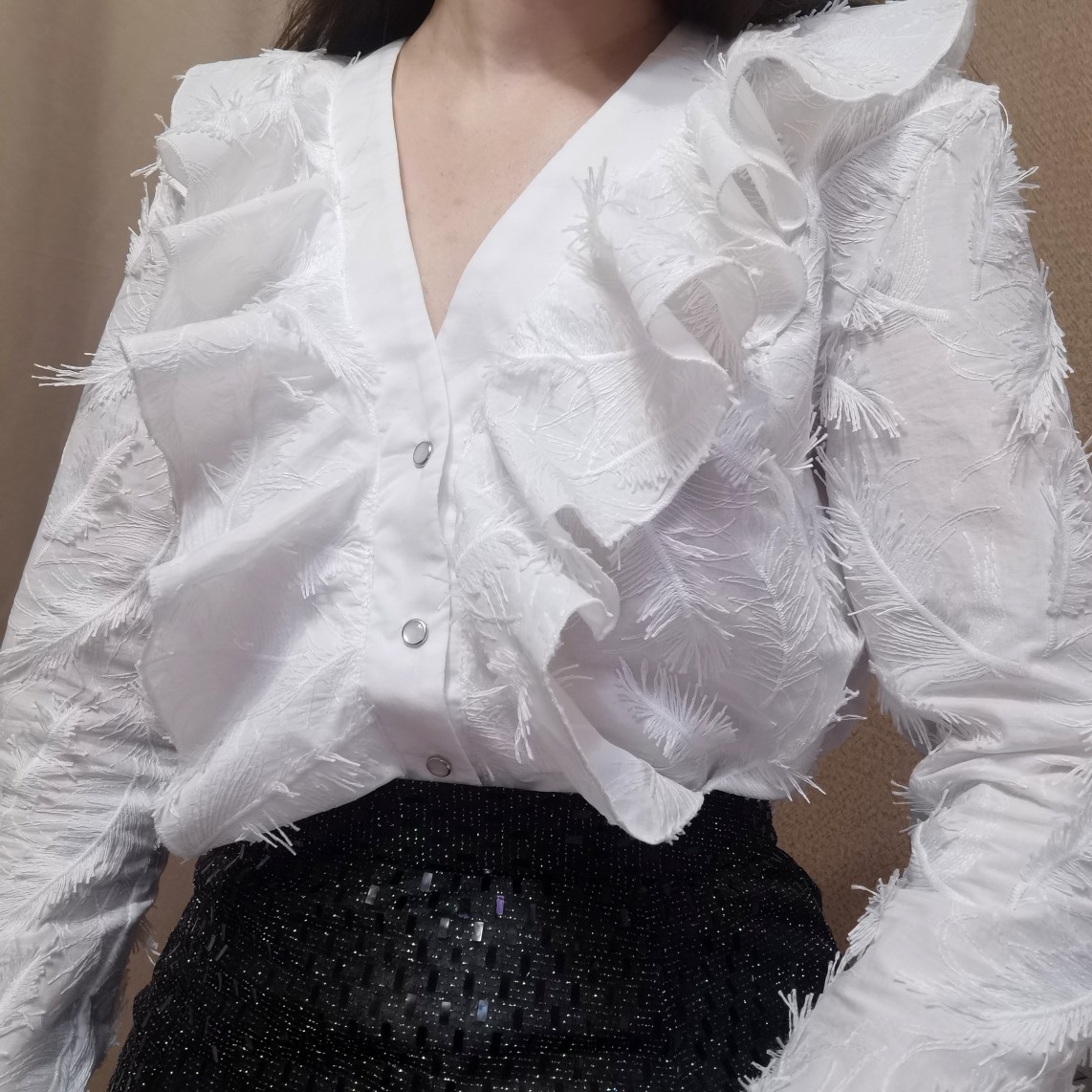 Блузка и юбка «Новогодний блеск»