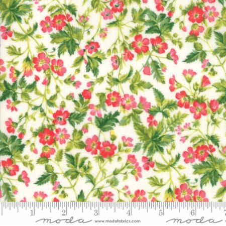 Ткань хлопок для пэчворка разноцветные, цветы, Moda (арт. 33382 11)