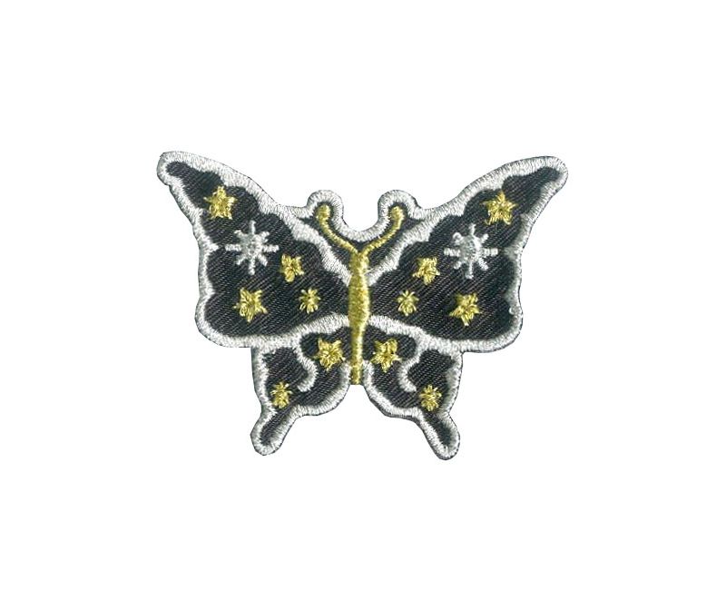 Нашивка «Бабочка со звездочками»