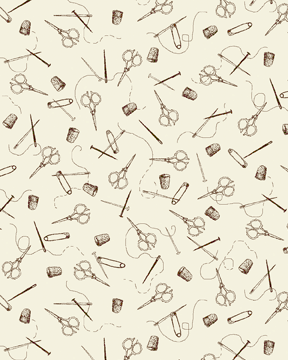 Ткань хлопок пэчворк бежевый, , Benartex (арт. 71582)