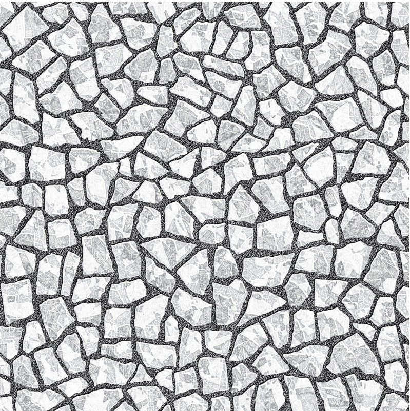 Ткань хлопок для пэчворка серый, фактура, Blank Quilting (арт. 1431-22)