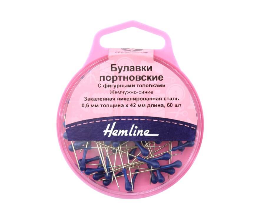 Булавки портновские Hemline арт. 721 42 мм, 60 шт.