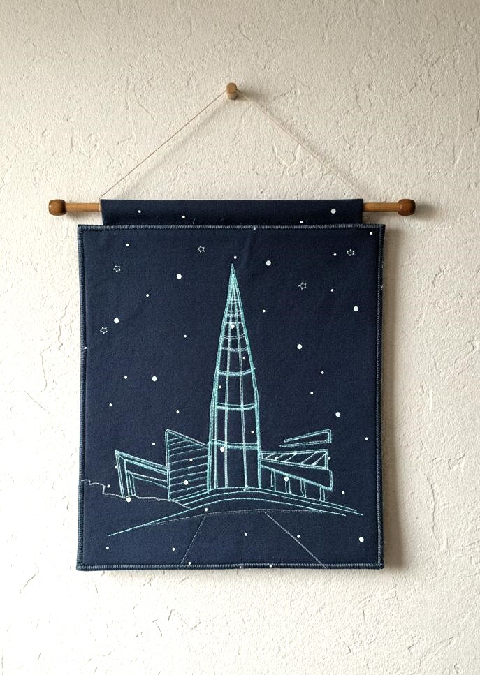 Панно «Лахта-центр. Ночь»