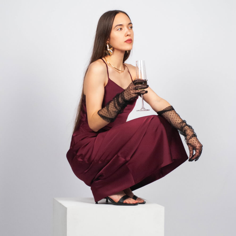 Платье «Темперамент рубина»