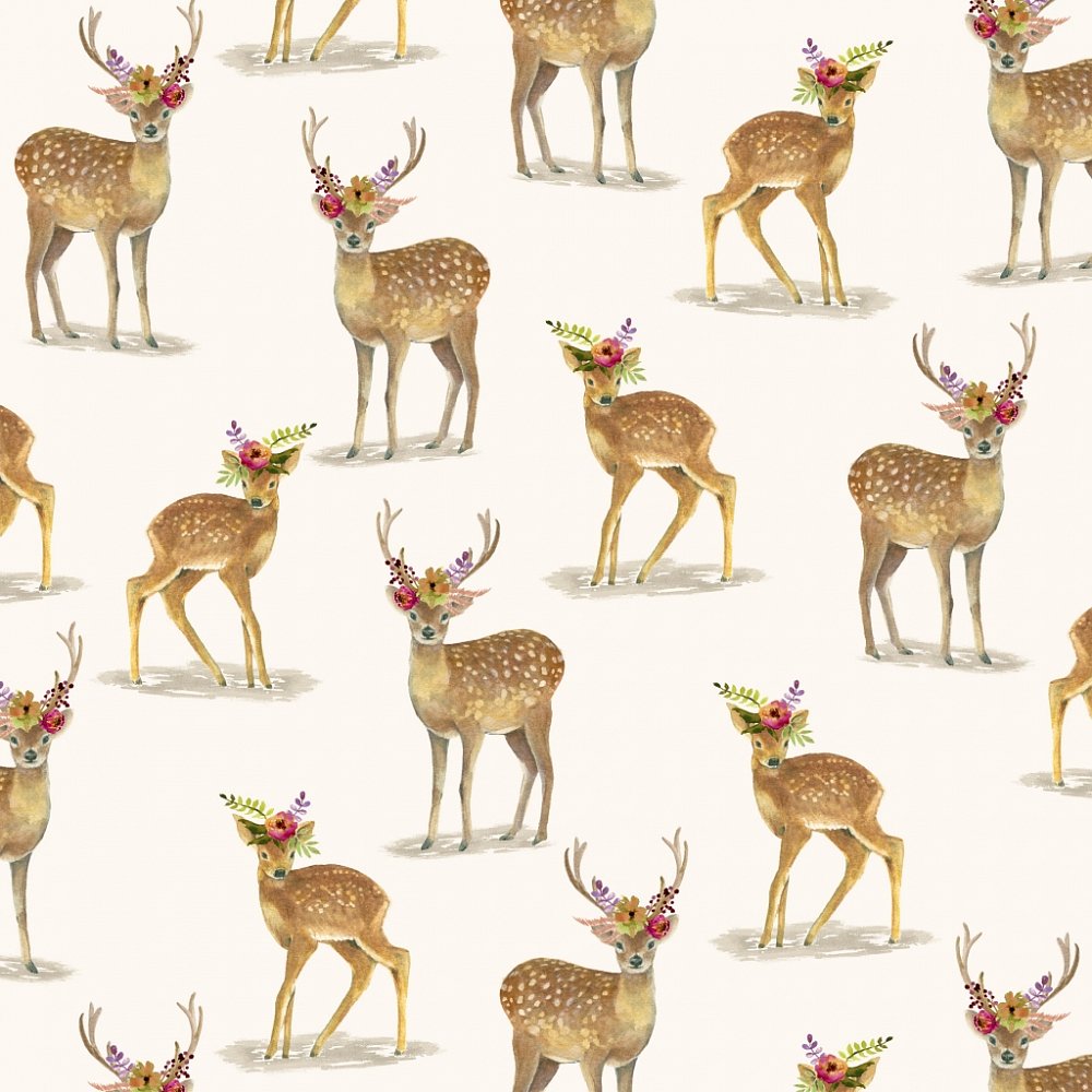 Ткань хлопок для пэчворка для одежды коричневый, животные, Windham Fabrics (арт. 50787-3)