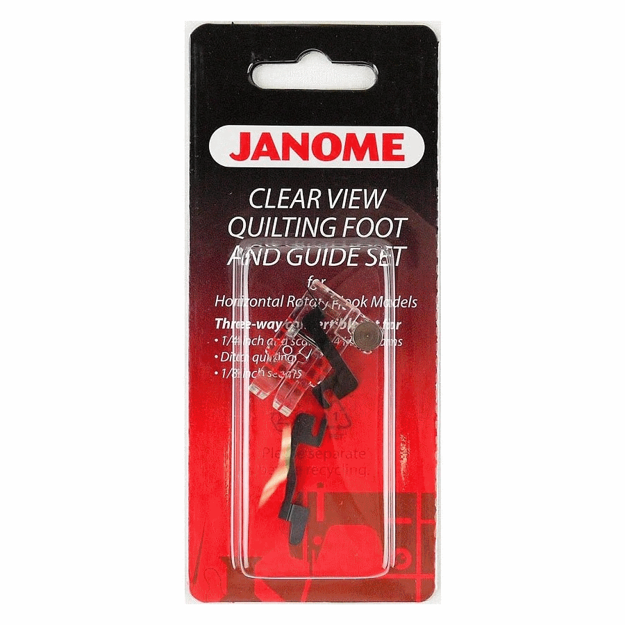 Лапка для швейных машин Janome 200449001 для квилтинга прозрачная 7 мм