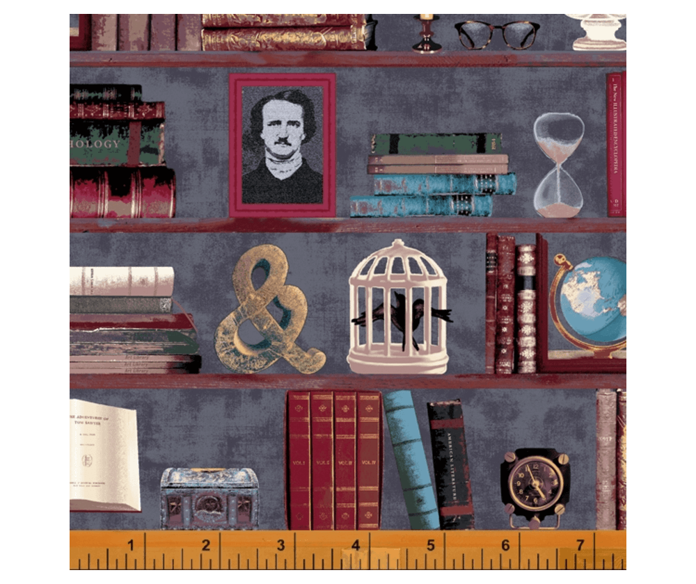 Ткань хлопок для пэчворка серый, муар, Windham Fabrics (арт. 52867-1)