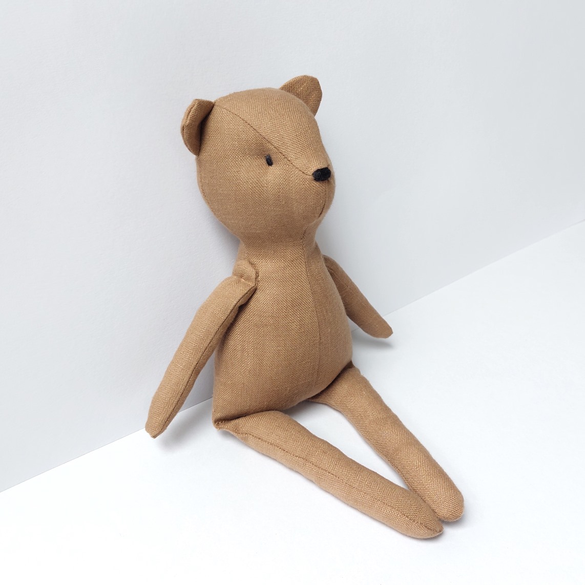 Игрушка «Мишка из льна»