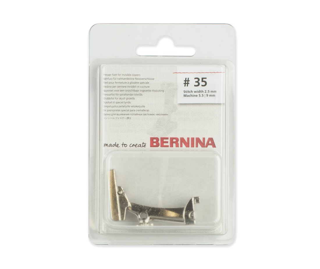 Лапка для потайной молнии Bernina 030 653 72 00 № 35