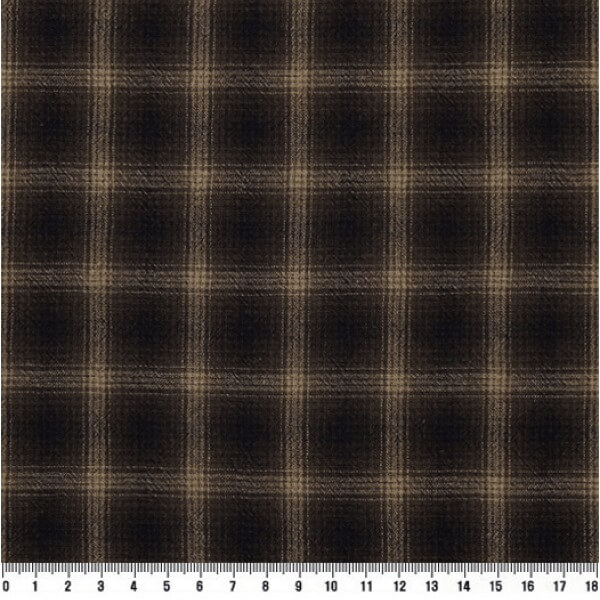 Ткань хлопок для пэчворка для одежды коричневый, , EnjoyQuilt (арт. EY20065-C)