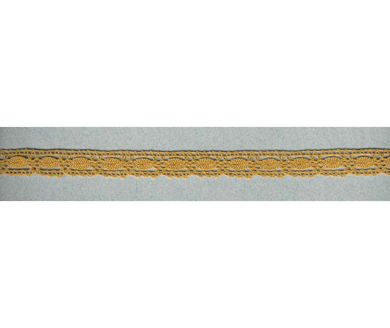 Кружево вязаное хлопковое IEMESA 1798/62 15 мм св.коричневый