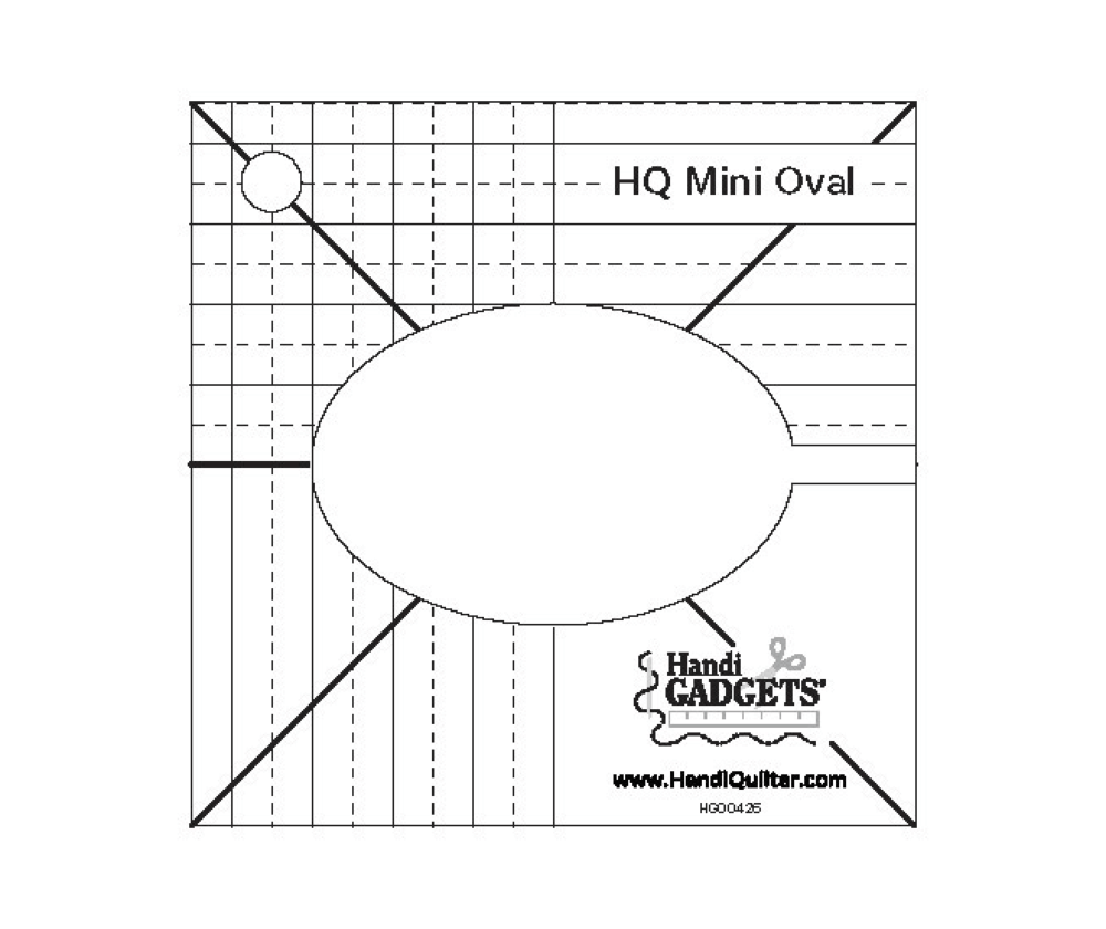 Линейка для квилтинга Handi Quilter HG00426 мини-овал