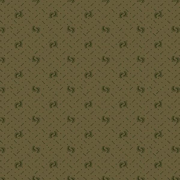 Ткань хлопок пэчворк зеленый, фактура, Henry Glass (арт. 224319)