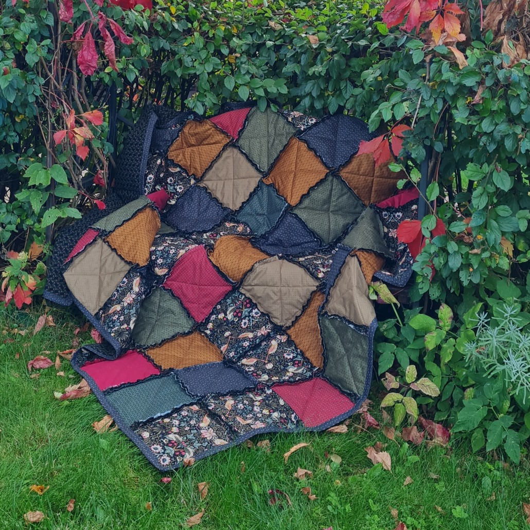 Плед в лоскутной технике «Потрепыш»