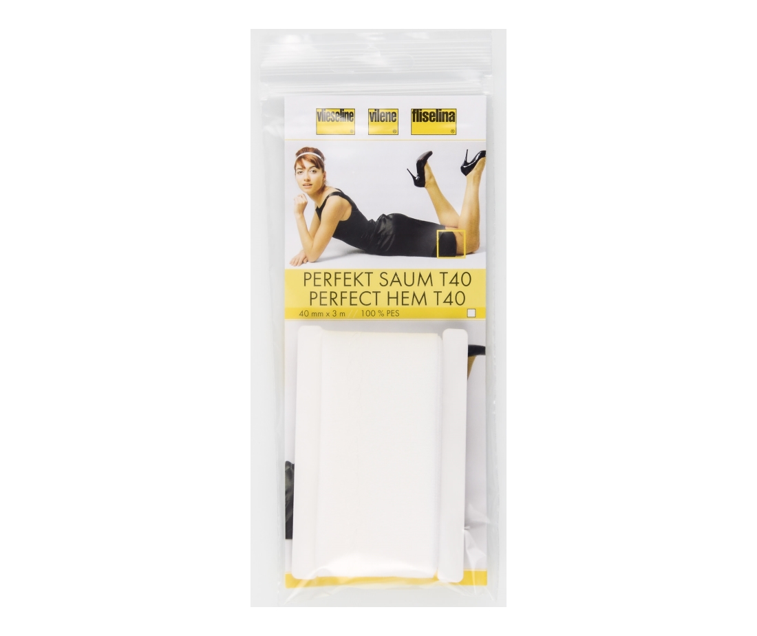 Лента для подгиба Freudenberg Perfect-Saum 40 мм х 3 м, белый